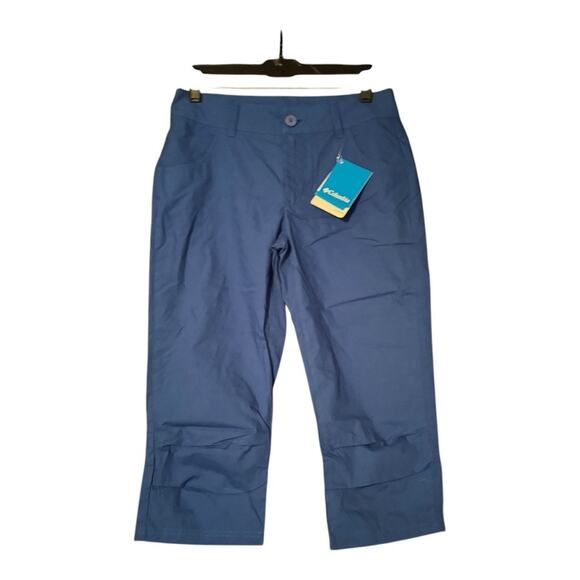 Columbia Pants - NWT Columbia women’s Capri  Blue Pants size 4 royal blue quail hollow